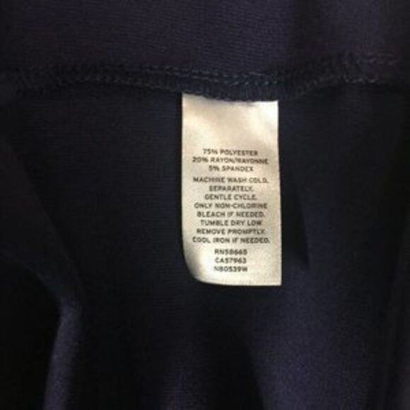 14th & Union Faux Wrap Ponte blue Skirt size 3X - Picture 6 of 7